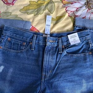 J crew NWT Slouchy Boyfriend Jeans Size 28